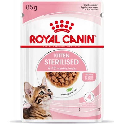 Royal Canin Kitten Sterilised in Jelly 48 x 85 g
