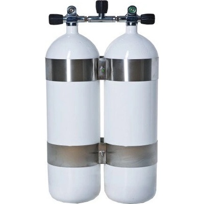 Kompletní sestava dvojče 2x12 L (230 bar) s manifoldem a ocelovými skružemi,Vítkovice