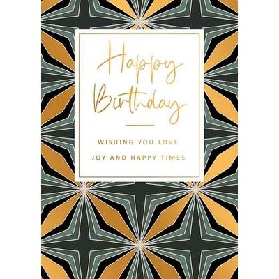 Artige Поздравителна картичка Честит рожден ден - розова