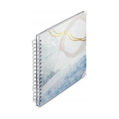 Hama album klasické spirálové WATERCOLOR 28x24 cm, 50 stran, modré
