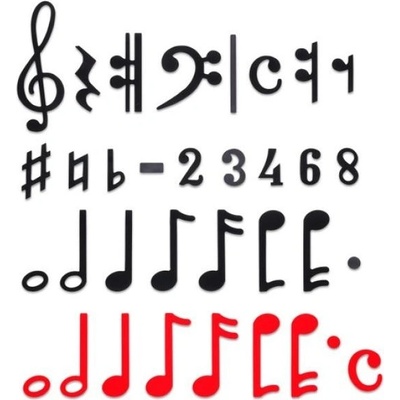 Betzold Magnetické hudobné noty