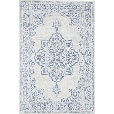 Hanse Home Синьо-кремав килим за открито , 120 x 170 cm Tilos - NORTHRUGS (103853-120x170)