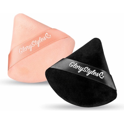 GloryStyles houbička Triangle Powder Puff 2 ks