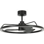 Lucci Air 516124 - LED Димируем вентилатор CESSNA LED/36W/230V 3000/4000/5000K черен + д. у (FAN00300)