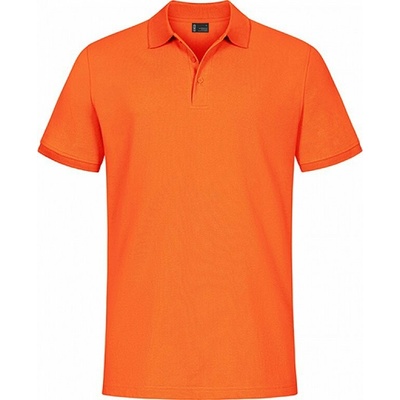 EXCD by Promodoro piké polokošile s bočními švy oranžová