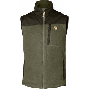 Fjällräven Мъжки поларен елек Fjällräven Buck Fleece Vest Fleece vest - Laurel Green / Deep Forest - размер XXL (032-0400-0415)