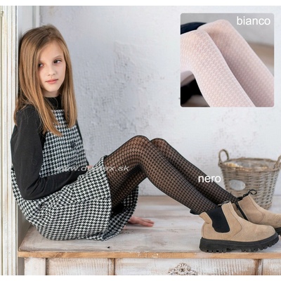 Knittex Pančuchové nohavice Chicca3D30 bianco