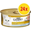 Krmivo pro kočky Gourmet Gold jemná mořský losos & mrkev 24 x 85 g