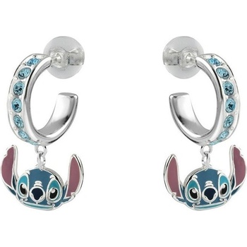Disney strieborné kruhy s príveskami Stitch Lilo & Stitch ES00099SRQL.CS