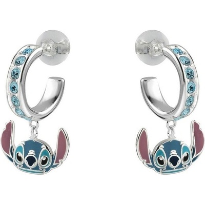 Disney strieborné kruhy s príveskami Stitch Lilo & Stitch ES00099SRQL.CS