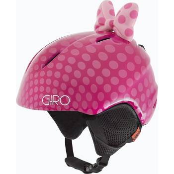 Giro Детска скиорска каска Giro Launch Plus pink bow polka dots