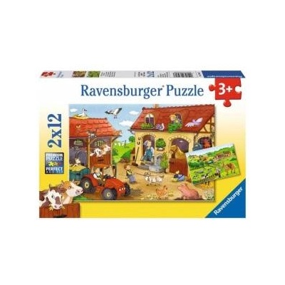 Ravensburger Puzzle 2x12 Living in the countryside