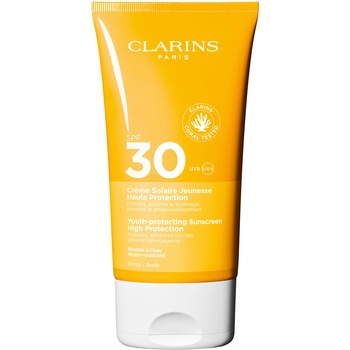 Clarins Youth-Protecting Body Sunscreen High Protection SPF30 Слънцезащитен продукт унисекс 150ml