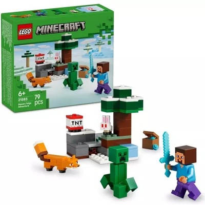 21583 LEGO® Minecraft - Приключението на стив в тайгата