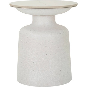 Mauro Ferretti Кръгла странична масичка с керамичен плот ø 40 cm Fush - Mauro Ferretti (1428560000)