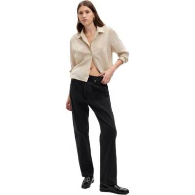 GAP LS CROPPED dámská košile béžová