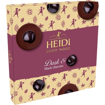 Heidi Good Mood Hořké pralinky s kandovanou třešní 119 g