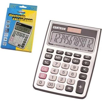 Centrum Настолен калкулатор Centrum 83402, 12-разряден, сив
