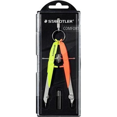 Staedtler kružítko Mars Comfort Neon 2-dílná sada vysoká přesnost žlutá-oranžová