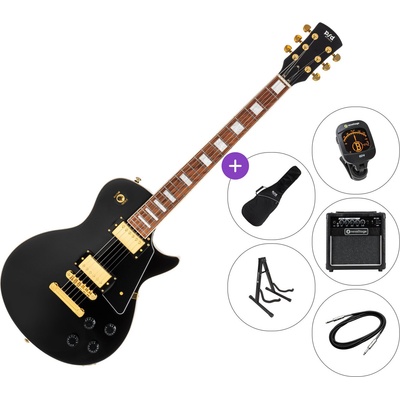 PSD Guitars LSP-100 Premium SET Black Електрическа китара