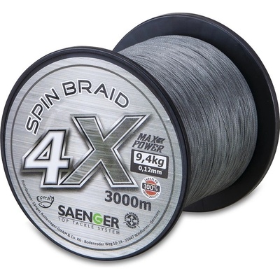 Saenger šňůra 4 X Spin Braid 3000m 0,14mm