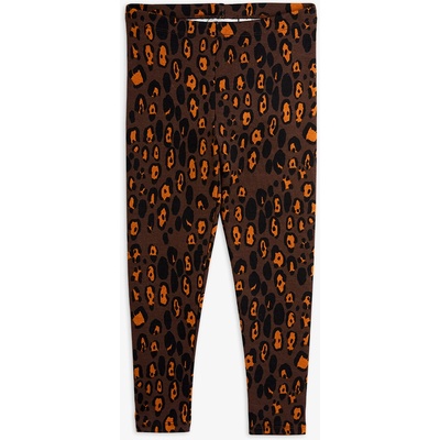 Mini Rodini Legíny se vzorem LEOPARD hnědé