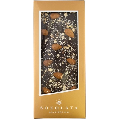 Sokolata Agapitos 70% hořká s mandlemi 100 g