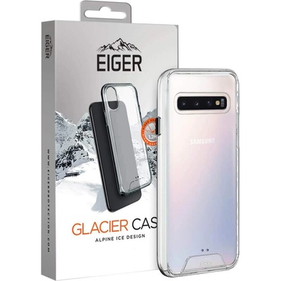 Eiger Glacier Case - удароустойчив хибриден кейс за Samsung Galaxy S10 (прозрачен)