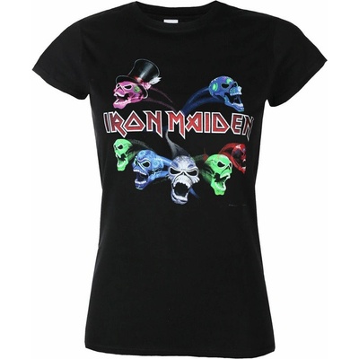 Iron Maiden LOTB Live Album Skulls ROCK OFF IMTEE106LB – Zboží Dáma