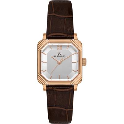 Daniel Klein DK. 1.14154-5 - Дамски, Кварц, 23x29.5mm, Кафява кожа, 3 ATM - Premium