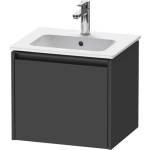 Duravit Ketho. 2 - Шкафче за умивалник 44x51x42 см, 1 чекмедже, графит матов K25061049490000 (K25061049490000)