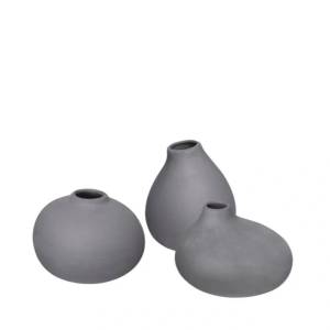 BLOMUS Комплект от 3 вази NONA - цвят (Pewter) (BLOMUS-66223)