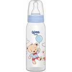 Wee Baby Бебешко шише Wee Baby Classic - 250 ml, синьо с мечета (852) - ozone