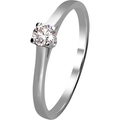 Zlaton Prsten bílé zlato s diamantem 000101906256