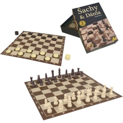 Společenská hra Šachy a Dáma (8590756009065)