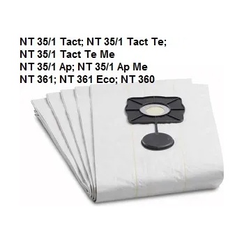 Image 1 of Kärcher Торби за прахосмукачка 5 бр-кат. номер 6.907-479 (69074790.00)