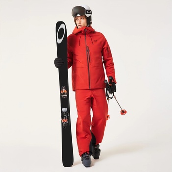 Oakley Яке Oakley Men's Canopy Insulated DWR Long Sleeve Ski Jacket - Red