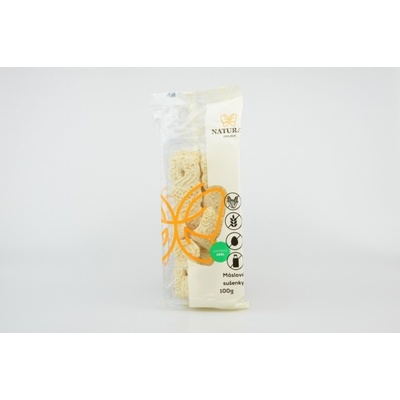Natural Jihlava Maslové sušienky bezlepkové a bez laktózy 100 g