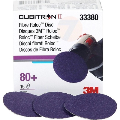 3M 786C Cubitron II fíbrový kotouč, Roloc systém, 80+, 50mm