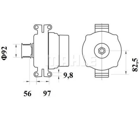 MAHLE generátor MG799