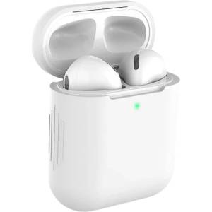 Tech-Protect Силиконов калъф Tech-protect Icon за Apple AirPods, Бял (795787711828)