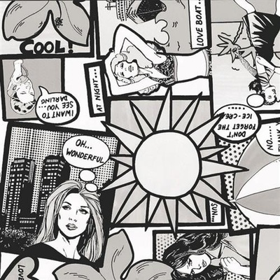 GEKKOFIX 11944 Samolepiace fólie kreslený komiks metráž šírka 90cm návin 15m