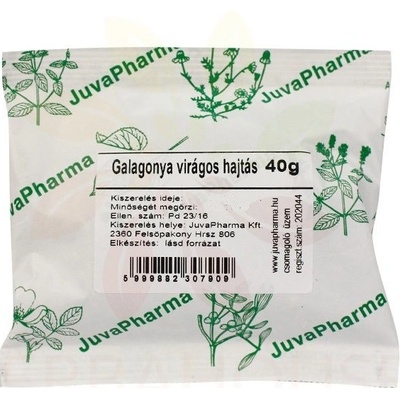JuvaPharma čaj Hloh obyčejný list s květem 40 g