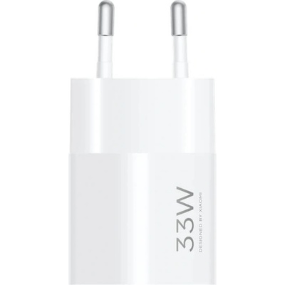 Xiaomi Захранване за ел. мрежа с USB-C порт и технология за бързо зареждане - Xiaomi Nano Power GaN Fast Charger 33W MDY-19-ED (бял) (MDY-19-ED)
