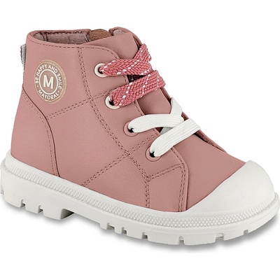 Mayoral Спортни боти track с детайли за бебе момиче в розово Майорал