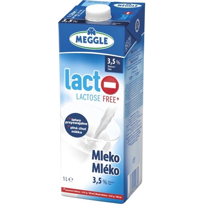 Meggle Trvanlivé mléko bez laktózy 3,5% 1 l