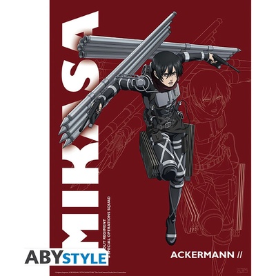 ATTACK ON TITAN - Poster Chibi 52x38 - S4 Mikasa*, GBYDCO053
