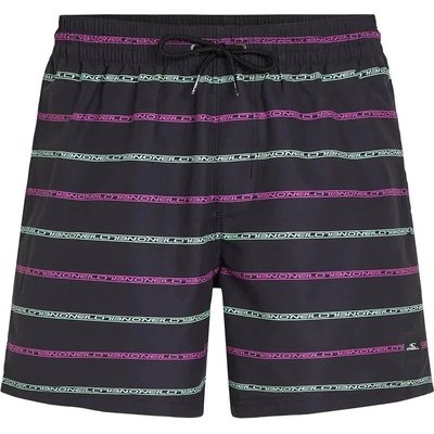 O'Neill Бански гащета O´neill Cali First 15´´ swimming shorts - Black (Black / Purple Stripe)