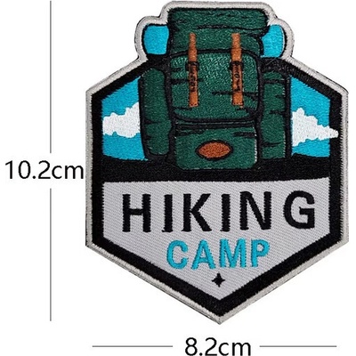 WARAGOD Vyšívaná nášivka Mountain Camping 10