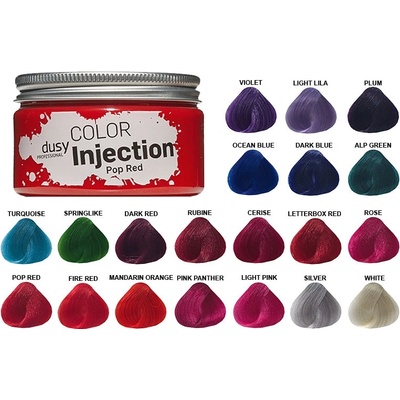 Dusy Color Injection přímá pigmentová barva letterbox Red 115 ml